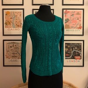 "The Perfect Pullover" Emerald Sweater